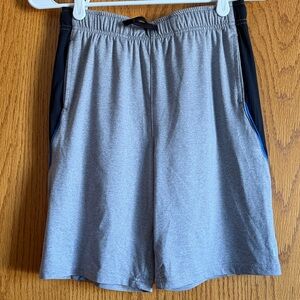 Runway Boys Gray Athletic Shorts | Drawstring Waist | Sport Gym Shorts